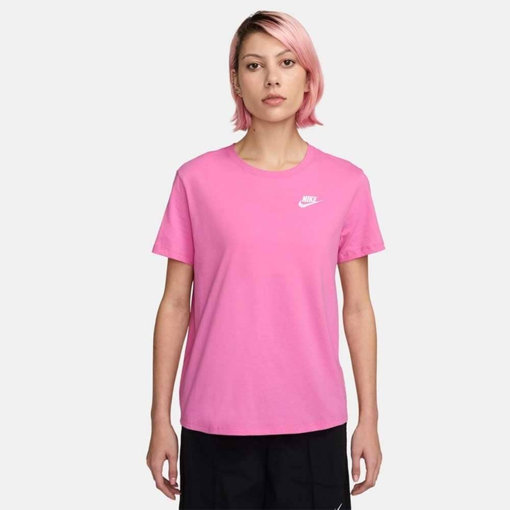 ДАМСКА ТЕНИСКА NIKE DX7902-675 NSW CLUB SS TEE РОЗОВА - lotus-sport.bg